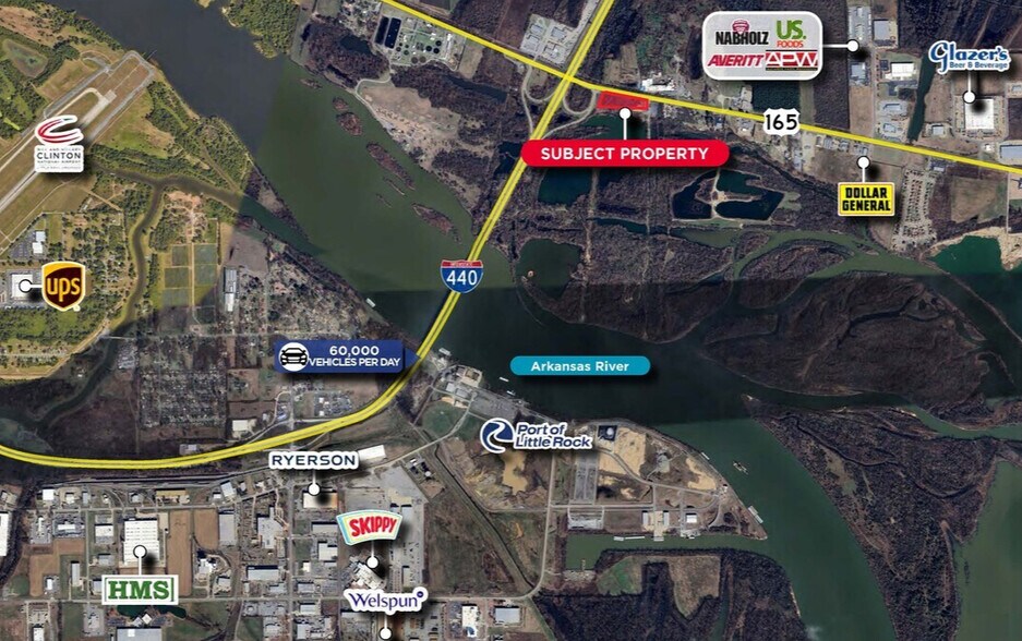 More Photos Of I-1440 & Hwy 165, North Little Rock Land For Sale