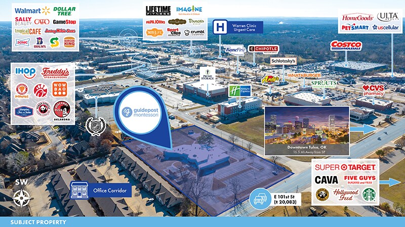 More Photos Of 8414 E 101st St, Tulsa Freestanding For Lease