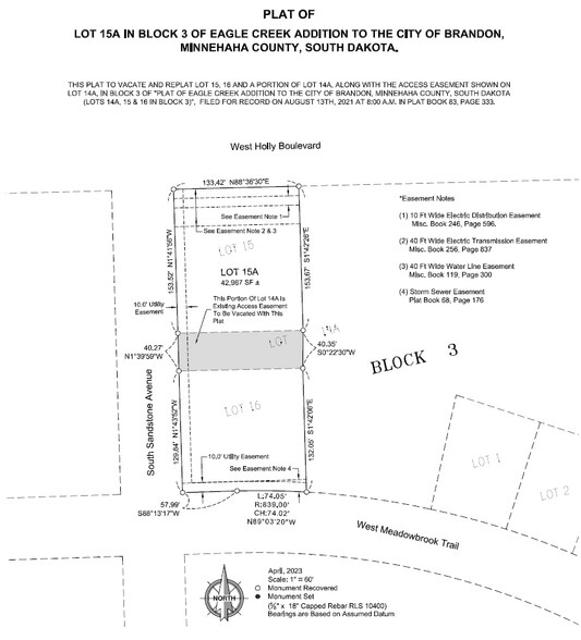 More Photos Of 102 Sandstone ave, Brandon Land For Sale