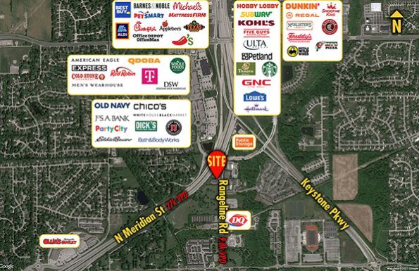 More Photos Of 1032 N Rangeline Rd, Carmel Land For Lease