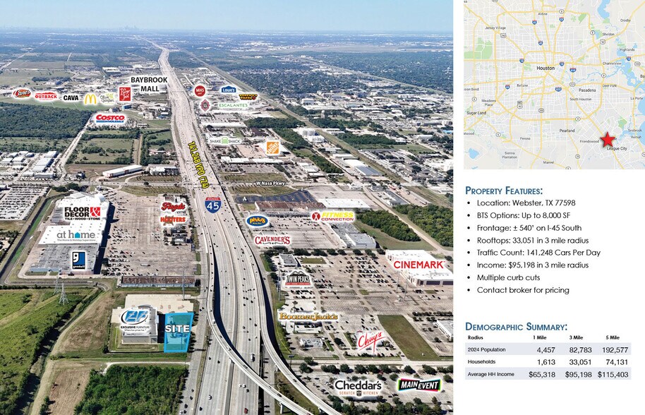 More Photos Of Gulf Freeway @ NASA Bypass, Webster Land For Lease