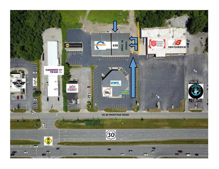 More Photos Of 630 W Lincoln Hwy, Merrillville Showroom For Lease