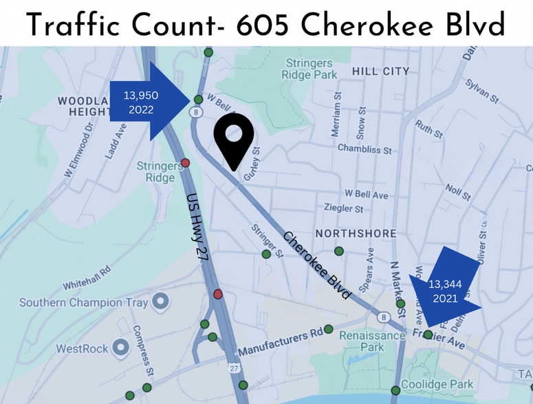 More Photos Of 605 Cherokee Blvd, Chattanooga Storefront Retail Residential For Sale