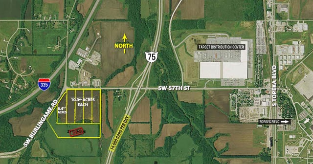 Primary Photo Of 57TH St @ Burlingame Road, Topeka Land For Sale