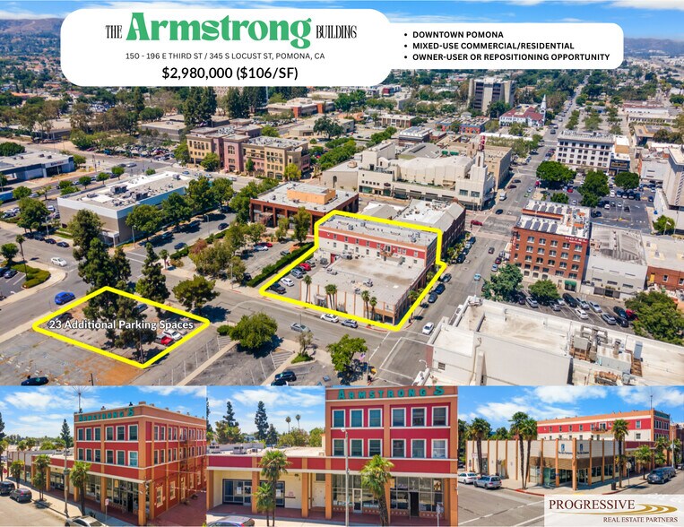 Primary Photo Of 150-196 E 3rd St, Pomona Freestanding For Sale