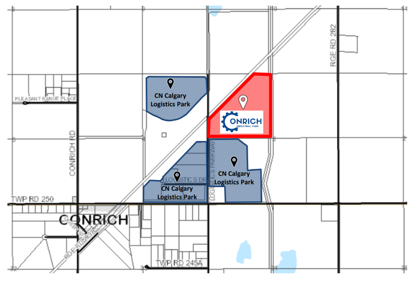 Primary Photo Of Conrich Industrial Pk, Calgary Land For Sale