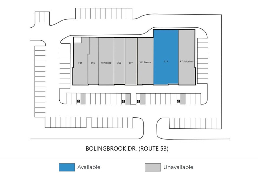 More Photos Of 291-319 N Bolingbrook Dr, Bolingbrook General Retail For Lease