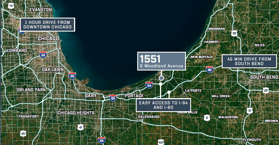 More Photos Of 1551-1623 S Woodland Ave, Michigan City Office For Sale
