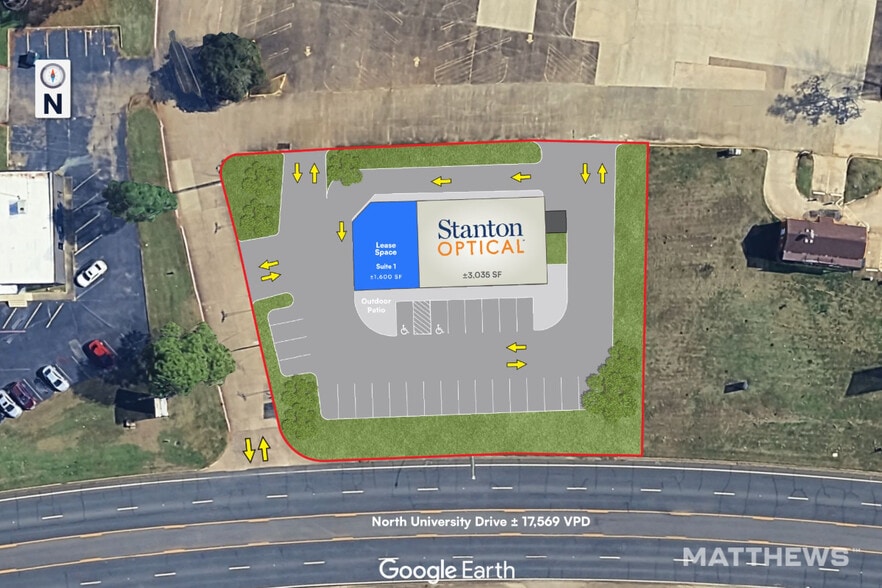 More Photos Of 1208 N University Dr, Nacogdoches Storefront For Lease