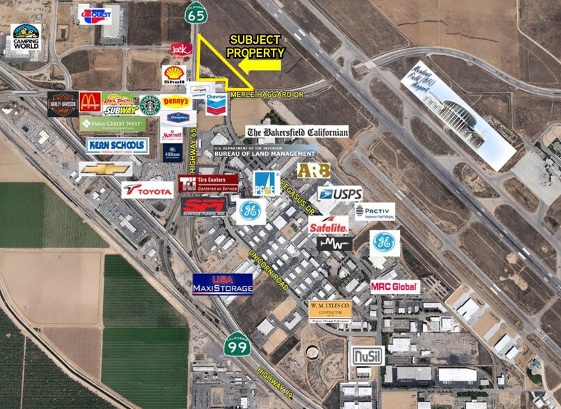 Primary Photo Of 7th Standard Rd @ Hwy 65, Bakersfield Land For Sale