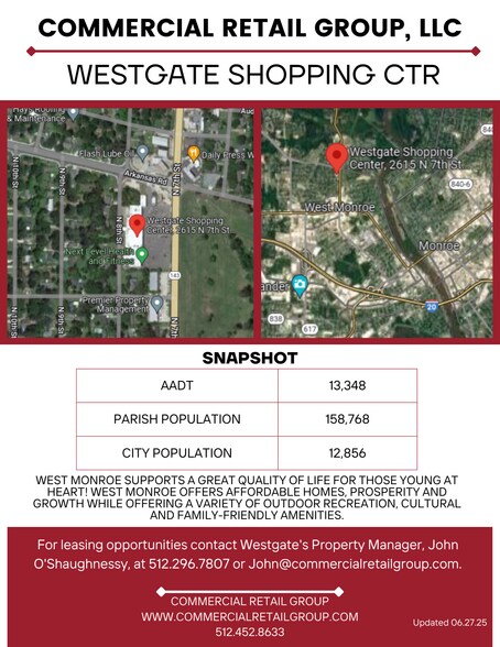 More Photos Of 2609-2633 N 7th St, West Monroe General Retail For Lease