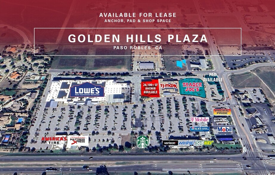 Primary Photo Of Hwy 46 & Golden Hill Rd @ Highway 46, Paso Robles Unknown For Lease