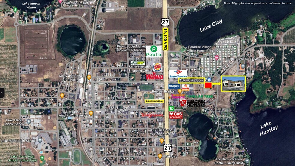 More Photos Of 1 Triangle Park, Lake Placid Auto Repair For Sale