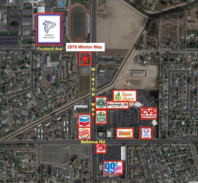 More Photos Of 2979 N Winton Way, Atwater Auto Dealership For Lease