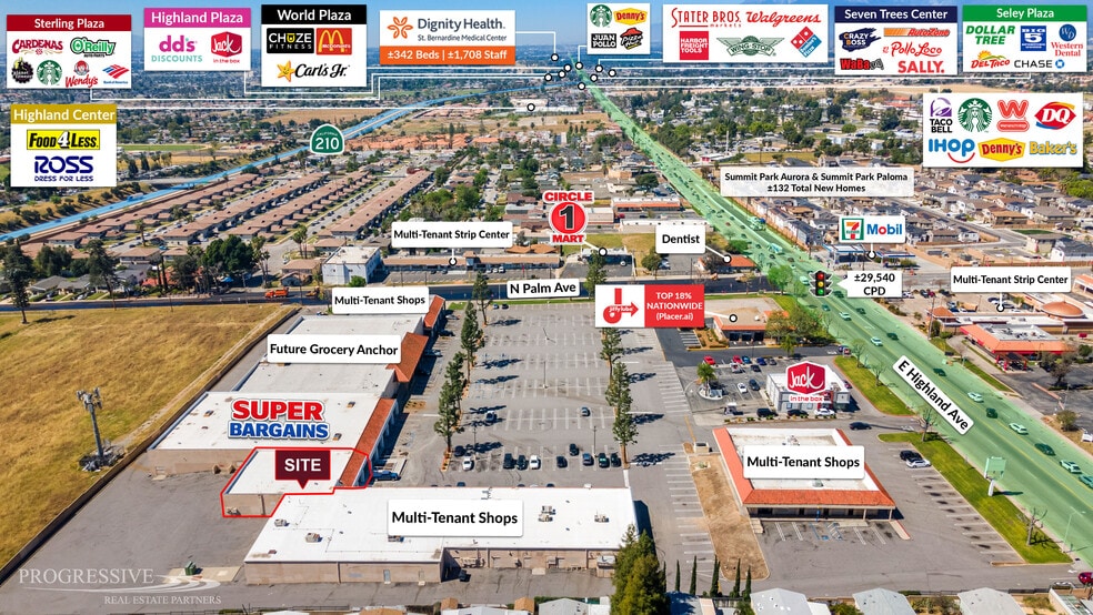 More Photos Of 3667-3669 Highland Ave, Highland General Retail For Sale