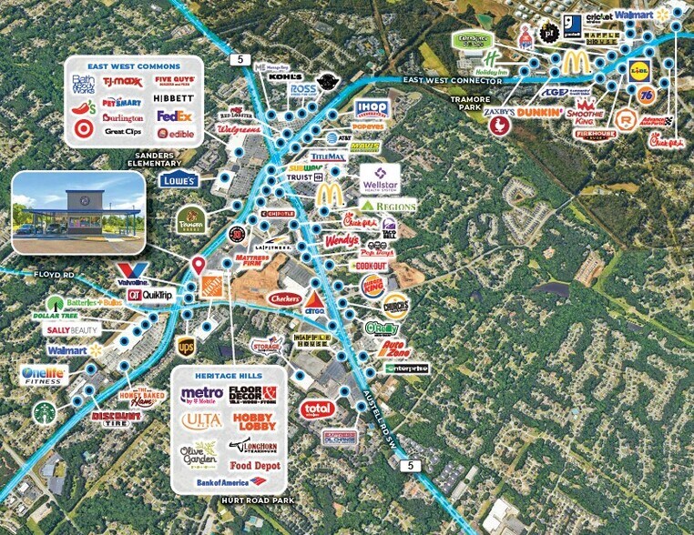 More Photos Of 1312 East-West Connector, Mableton Fast Food For Sale
