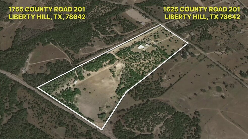 Primary Photo Of 1625 County Road 201, Liberty Hill Land For Sale