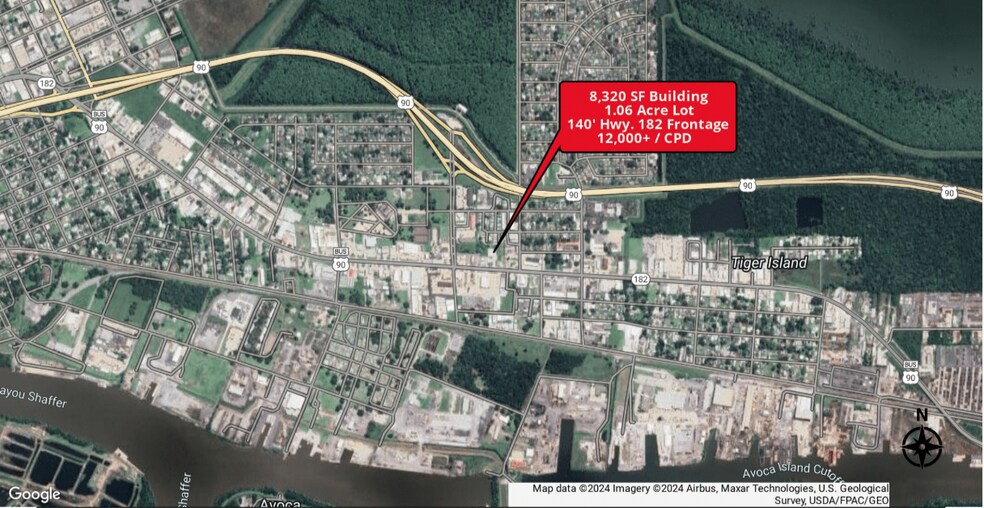 More Photos Of 7535 Highway 182 E, Morgan City Freestanding For Lease