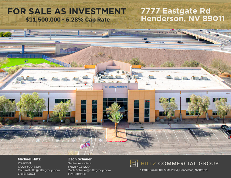 Primary Photo Of 7777 Eastgate Rd, Henderson Medical For Sale