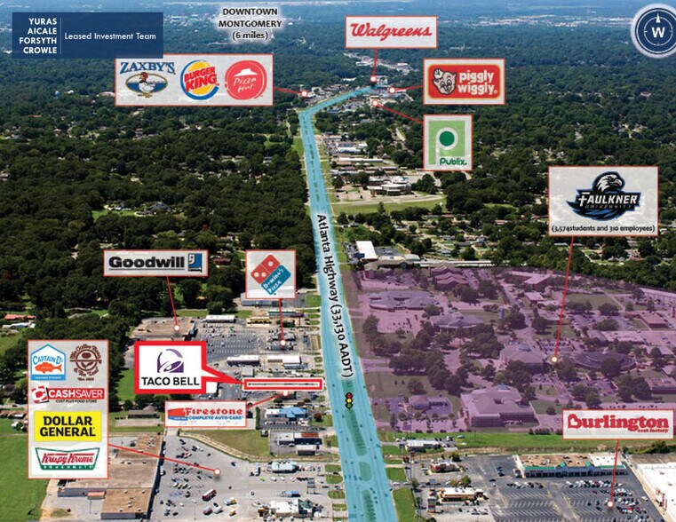 More Photos Of 5380 Atlanta Hwy, Montgomery Fast Food For Sale