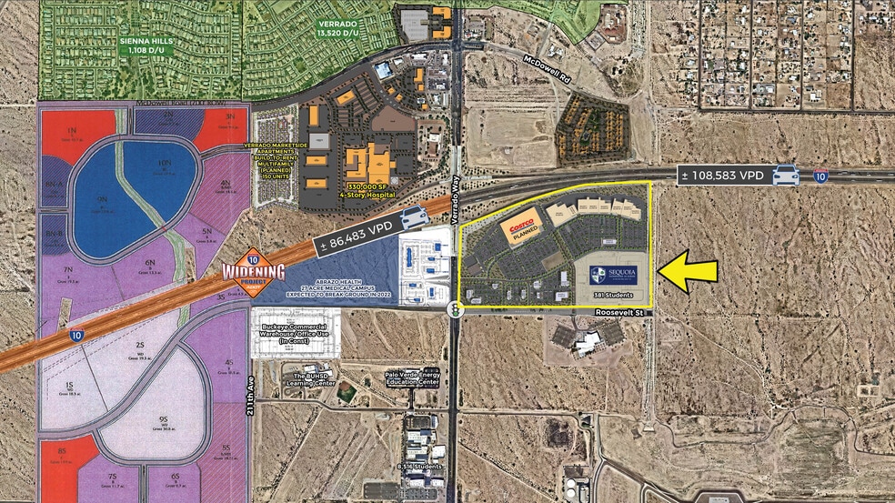 More Photos Of Verrado Way & I-10, Buckeye Unknown For Lease