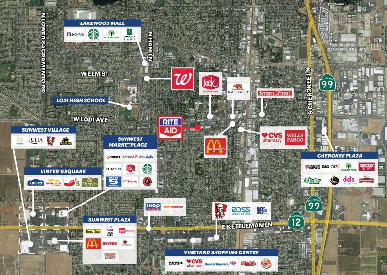 More Photos Of 520 W Lodi Ave, Lodi Drugstore For Lease