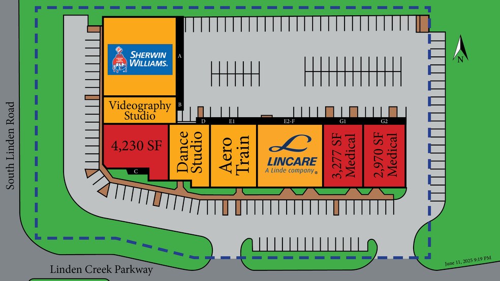 More Photos Of 4520 Linden Creek Pky, Flint Showroom For Lease