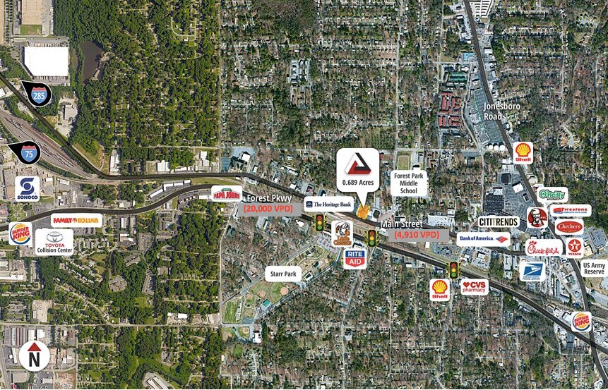 More Photos Of 842 Main St, Forest Park Land For Sale