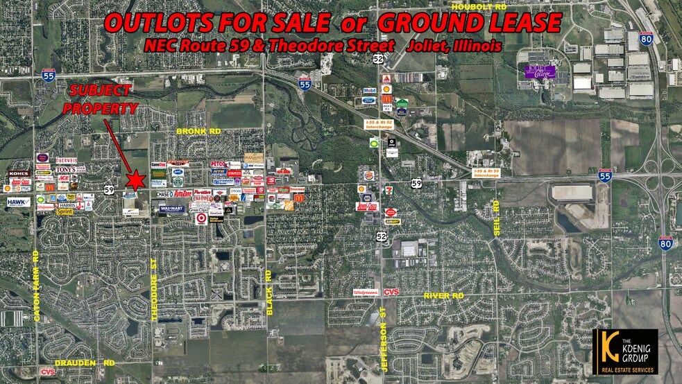 More Photos Of NEC Rt 59 & Theodore St, Joliet Land For Sale