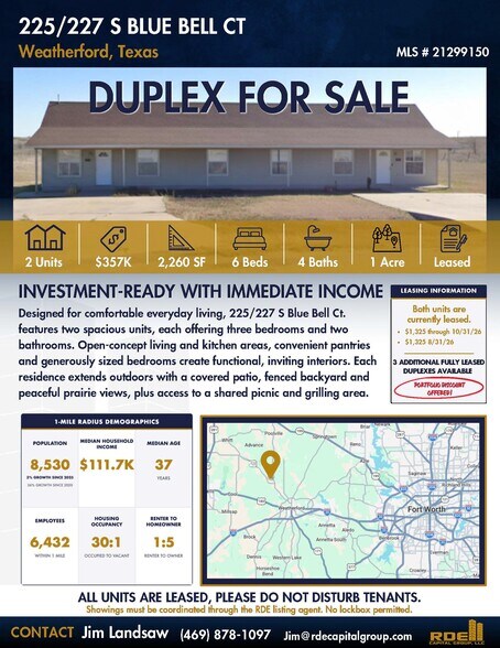 More Photos Of , Weatherford Multifamily For Sale