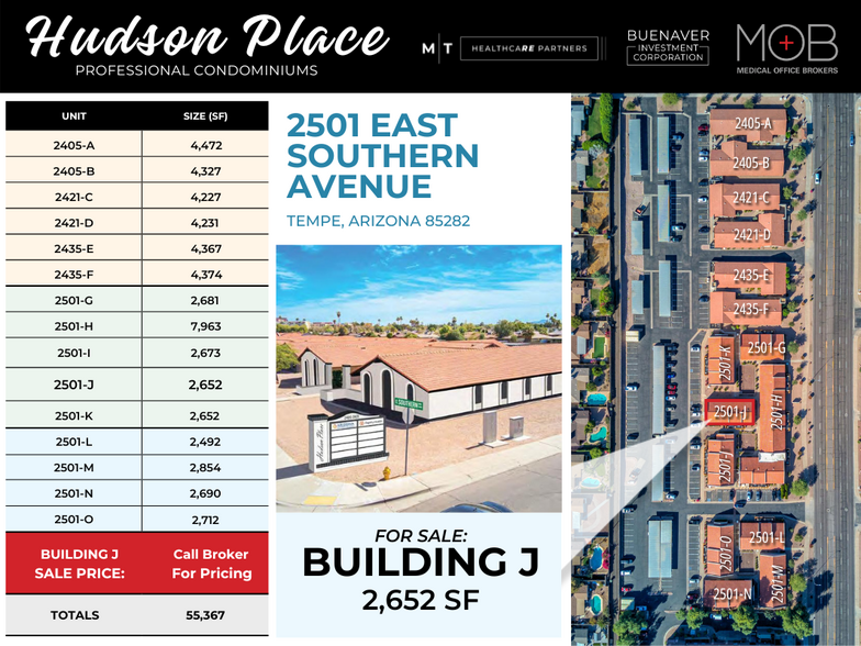 Primary Photo Of 2501-J E Southern Ave, Tempe Medical For Sale