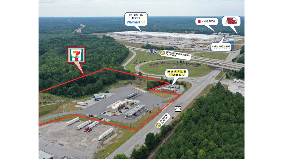 More Photos Of 21420 Hwy 221, Laurens Convenience Store For Sale