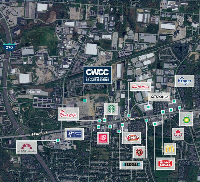 More Photos Of 240 Corrina Dr, Columbus Manufacturing For Lease