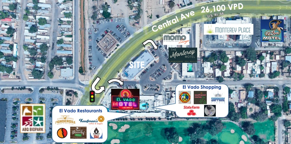 More Photos Of 2500 Central Ave, Albuquerque General Retail For Lease