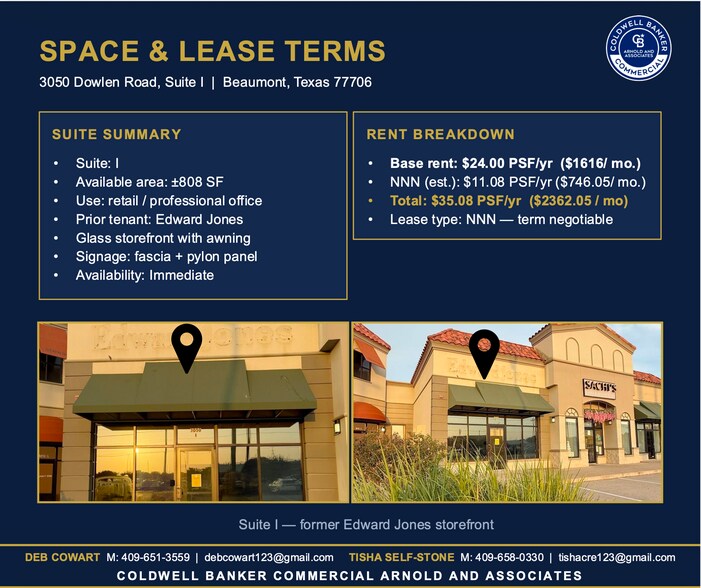 More Photos Of 3050 N Dowlen Rd, Beaumont General Retail For Lease