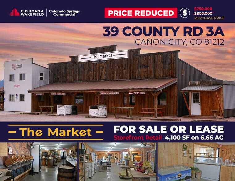 Primary Photo Of 39 County Road 3A, Canon City Storefront For Sale