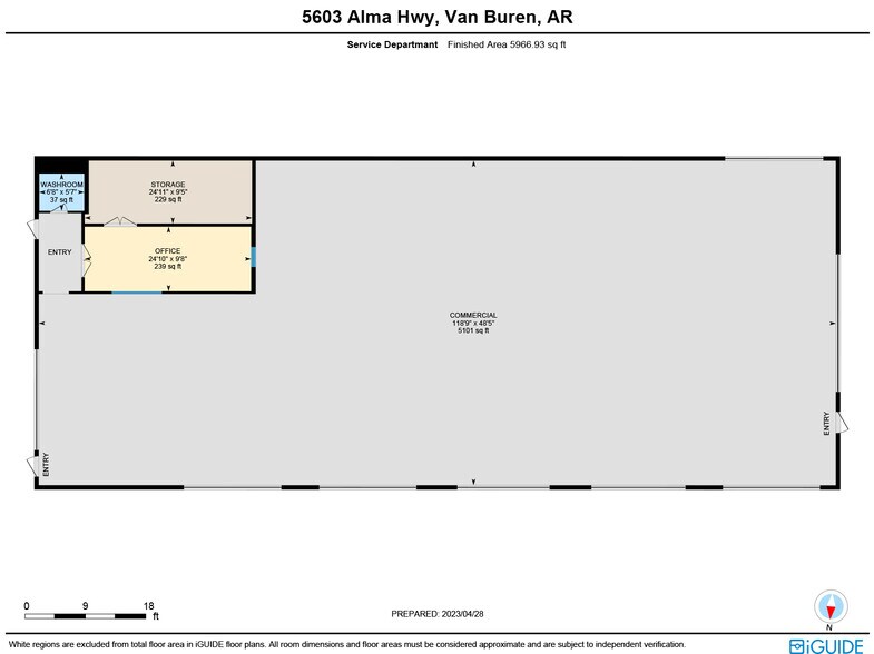 More Photos Of 5601 Alma Hwy, Van Buren Showroom For Lease