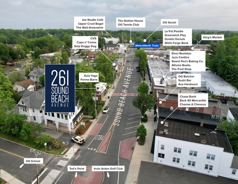 More Photos Of 259-263 Sound Beach Ave, Old Greenwich Freestanding For Lease