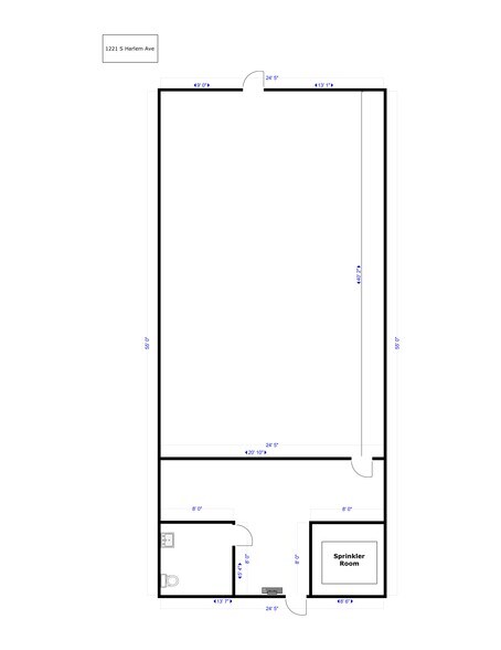 More Photos Of 1217-1221 S Harlem Ave, Berwyn Freestanding For Lease