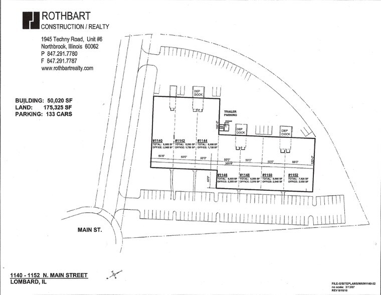 More Photos Of 1140-1152 N Main St, Lombard Warehouse For Lease