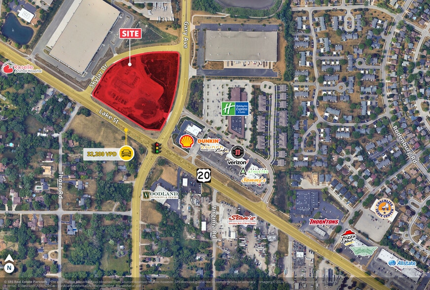 More Photos Of 823 W Lake St, Hanover Park Service Station For Lease