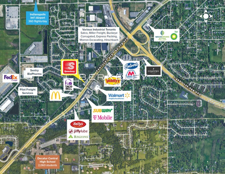 More Photos Of 4610 S Kentucky Ave, Indianapolis Service Station For Sale