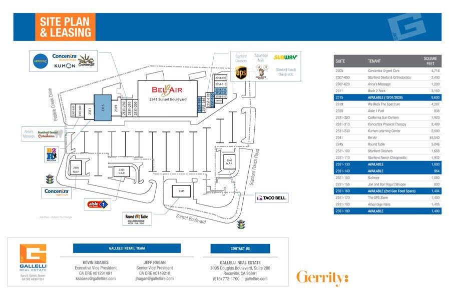 More Photos Of 2341 Sunset Blvd, Rocklin Unknown For Lease