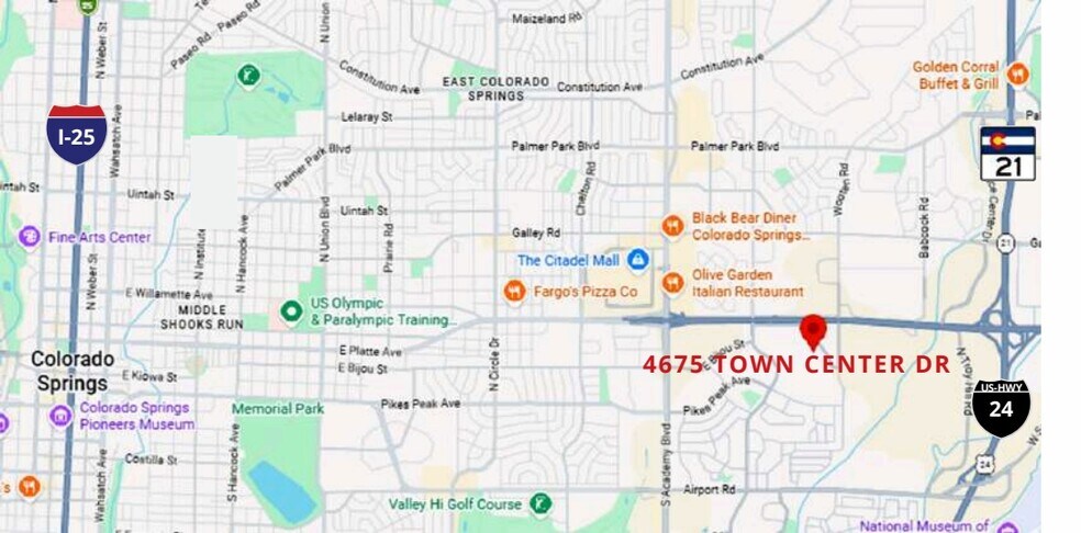 More Photos Of 4675 Town Center Dr, Colorado Springs Warehouse For Lease