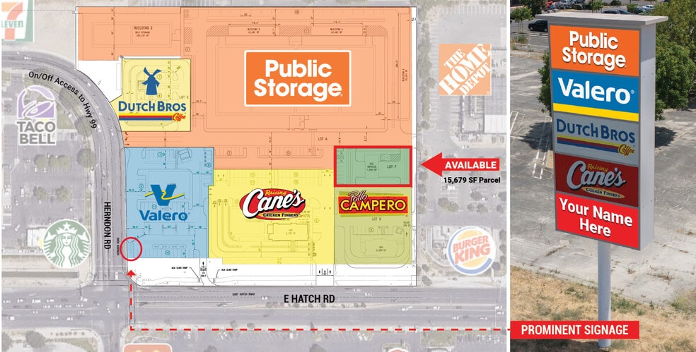 More Photos Of 1351 E Hatch Rd, Modesto General Retail For Sale