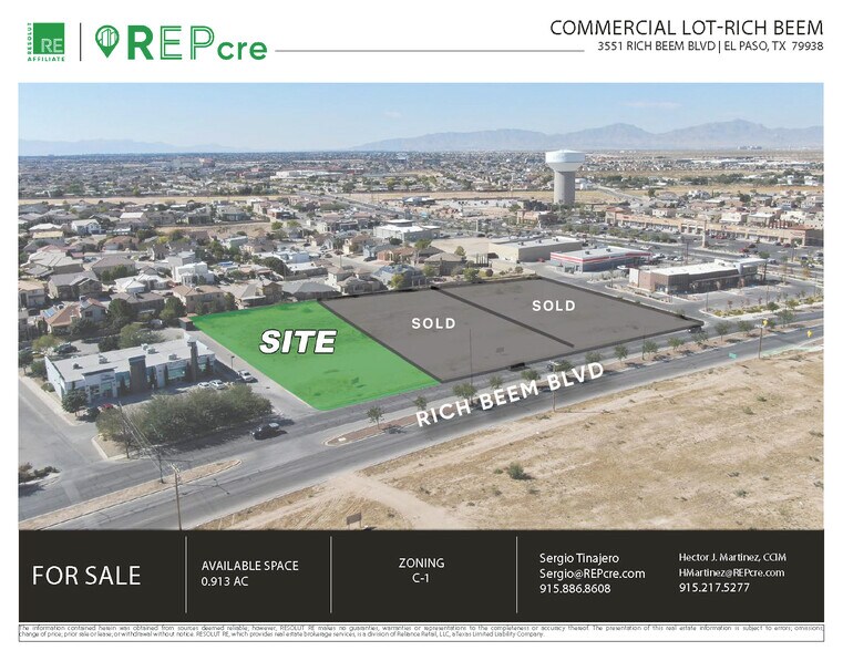 More Photos Of 3551 Rich Beem Blvd, El Paso Land For Sale