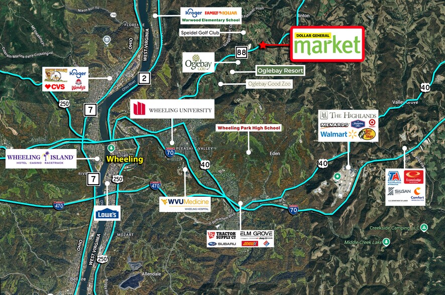 More Photos Of 2470 Oglebay dr, Wheeling General Retail For Sale