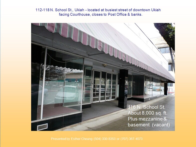Primary Photo Of 116 N School St, Ukiah General Retail For Lease