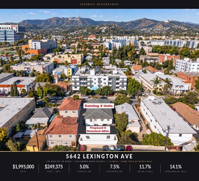 Primary Photo Of 5642 Lexington Ave, Los Angeles Apartments For Sale