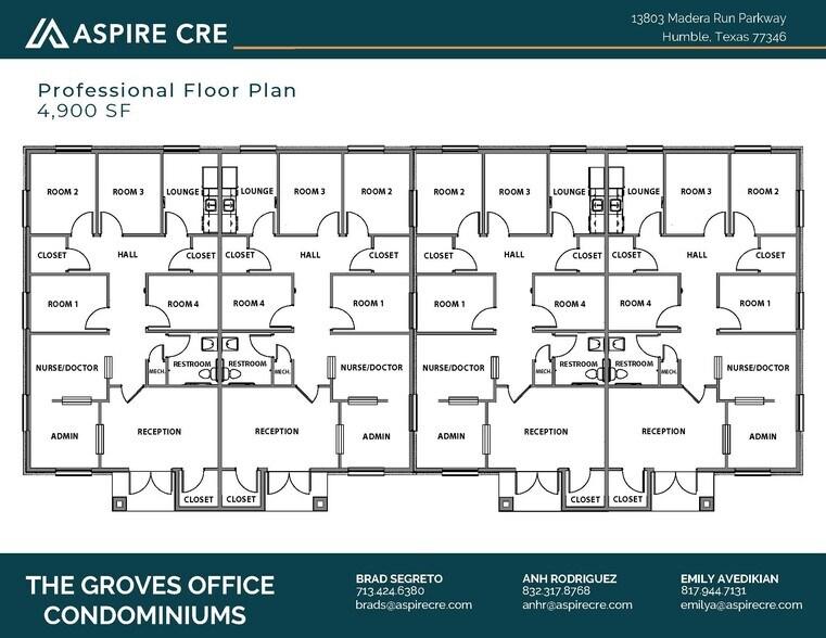 More Photos Of 13803 Madera Run, Humble Office For Sale